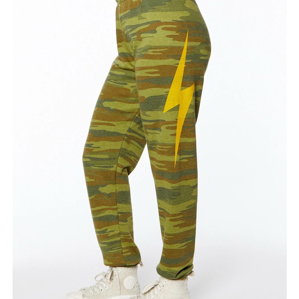 Aviator Nation Bolt Sweatpant, Camo, Size XL
